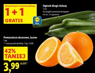 Pomarańcze deserowe, luzem promocja w Lidl