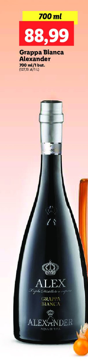 Wino GRAPPA ALEXANDER promocja