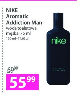 Woda toaletowa Nike aromatic addition Nike cosmetics promocja