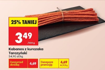 Kabanos z kurczaka  promocja w Biedronka