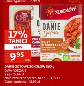 Filet z kurczaka w sosie z ry偶em Soko艂贸w promocja