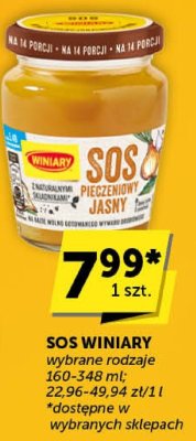 Sos Winiary wybrane rodzaje promocja w ABC