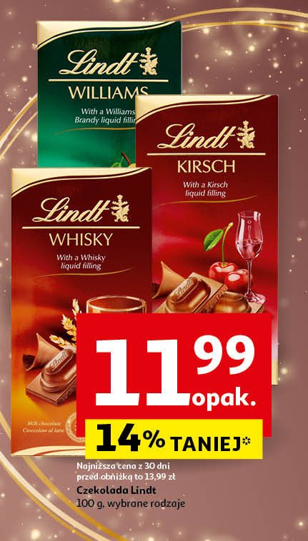 Czekolada z likierem wiśniowym Lindt promocja