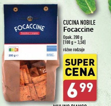 Ciastka focaccine Cucina nobile promocja