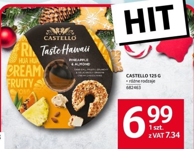 Lody Castello Taste Hawaii 125G różne rodzaje promocja w Selgros
