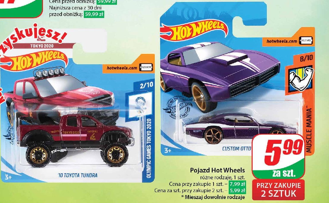 Samochód custom otto Hot wheels promocja w Dino