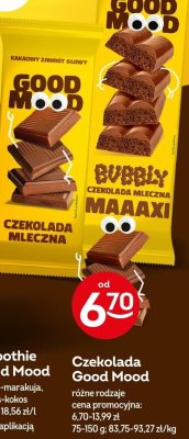 Czekolada mleczna Good Mood bubbly maxi promocja w Żabka