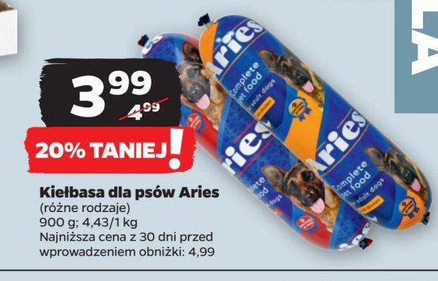 Baton dla psa drobiowy ARIES (KARMY) promocja