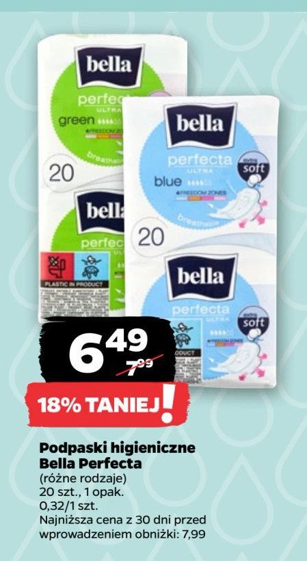 Podpaski Bella perfecta ultra green promocja