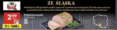Polędwica gazdy promocja w Delikatesy Centrum