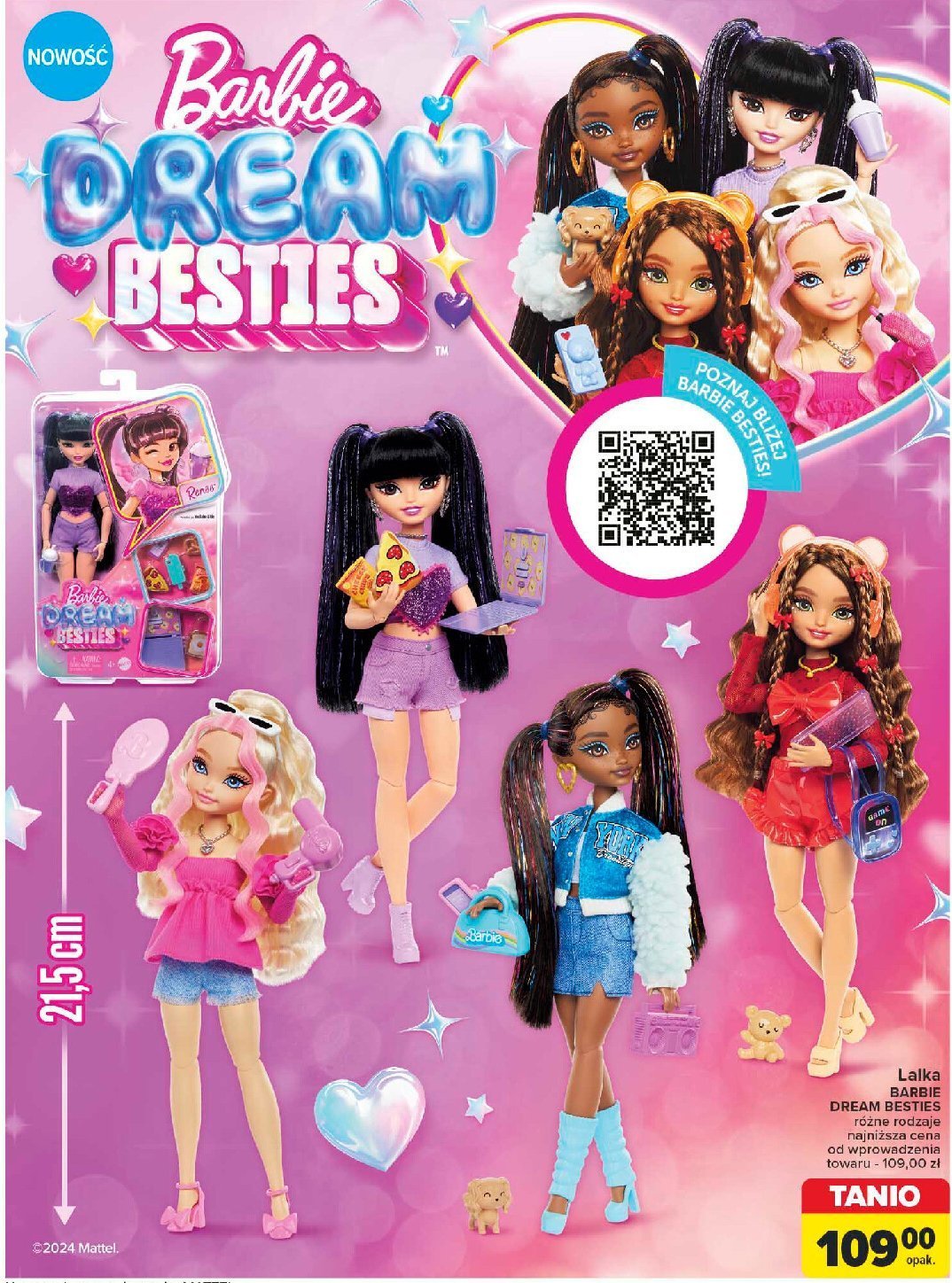 Lalka barbie dream besties promocja w Carrefour