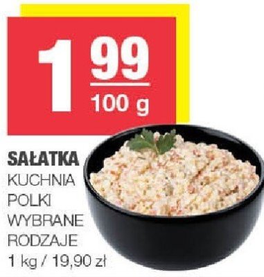 Sałatka KUCHNIA POLSKI promocja w SPAR