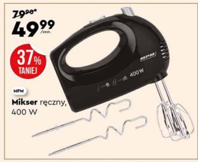 Mikser ręczny 400 W promocja w Biedronka