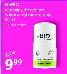 Naturalny dezodorant bambus i trawa cytrynowa Bebio cosmetics promocja