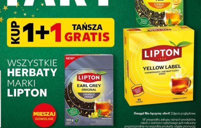 Wszystkie herbaty marki 1+1 gratis promocja w Kaufland