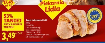 Rogal świętomarcińśki promocja w Lidl