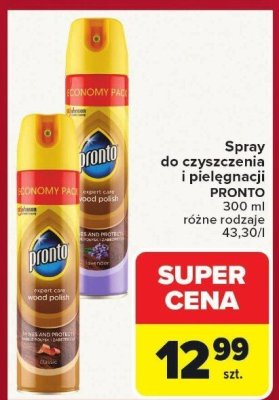 Spray do czyszczenia i pielęgnacji Pronto promocja w Carrefour Market