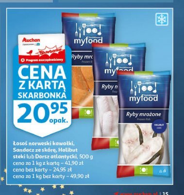 Sandacz - filet ze skórą Myfood promocja