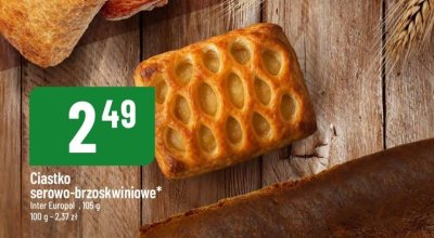 Ciastko serowo-brzoskwiniowe Inter Europol promocja w POLOmarket