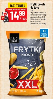 Frytki proste Go tove promocja w POLOmarket