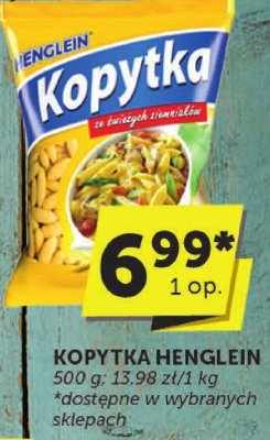 Kopytka Henglein promocja w ABC