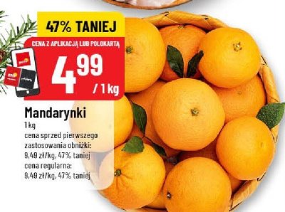 Mandarynki promocja w POLOmarket