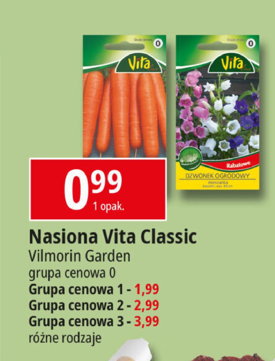 Nasiona gr. 1 Vita promocja