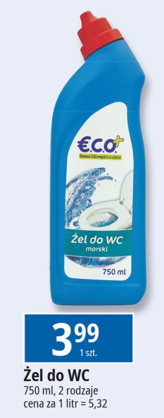 Żel do wc morski Eco+ promocja