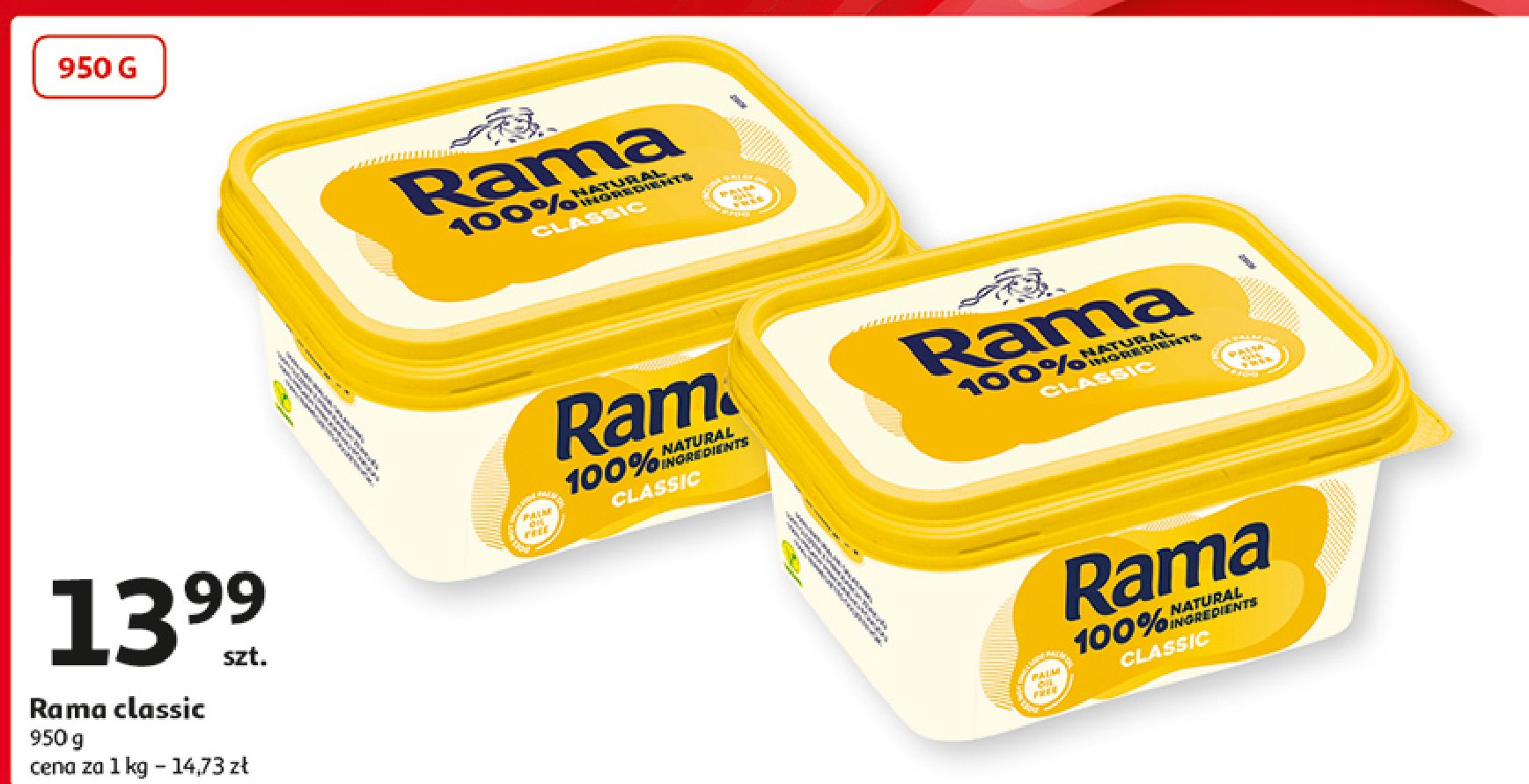 Margaryna Rama classic promocja w Auchan