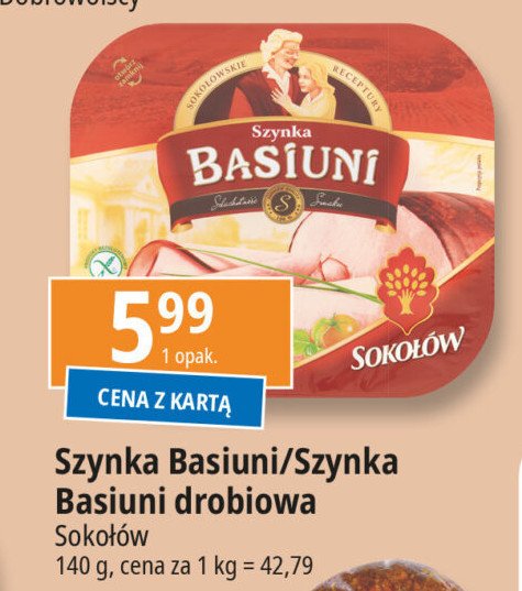 Szynka basiuni drobiowa Sokołów promocja