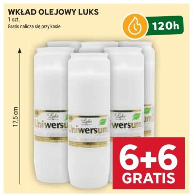 Wkład olejowy Luks promocja w Stokrotka