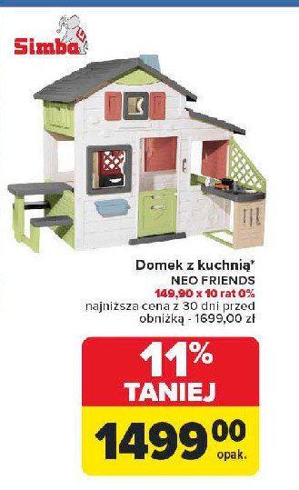 Domek z kuchnią neo friends Simba promocja w Carrefour