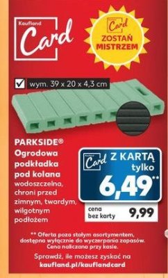 Podkładka ogrodowa pod kolana 39 x 20 x 4.3 cm Parkside promocja