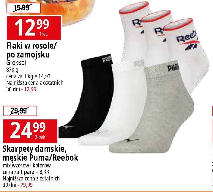 Skarpetki damskie Reebok promocja