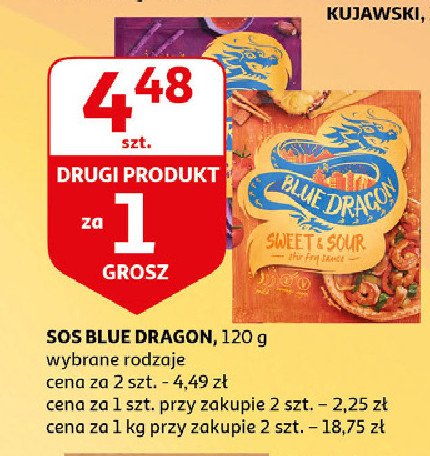 Sos sweet chilli & garlic Blue dragon promocje