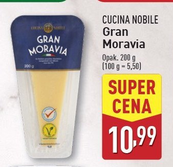Ser gran moravia Cucina nobile promocja