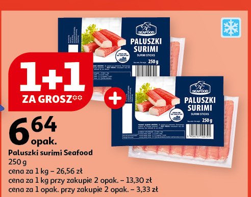 Paluszki surimi o smaku kraba Seafood promocja