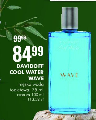 Woda toaletowa DAVIDOFF COOL WATER WAVE promocja