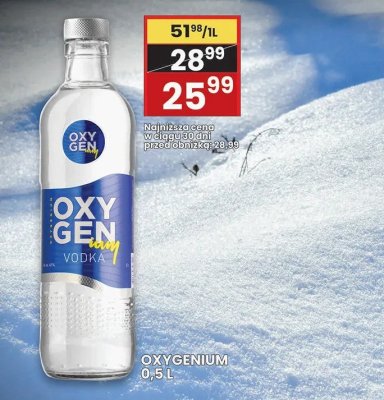 Wódka Oxygenium 0,5L promocja w Wafelek