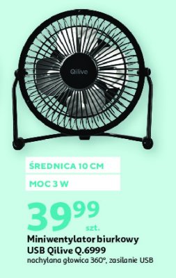 Wentylator mini q.6999 Qilive promocja