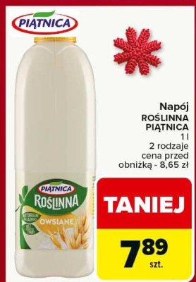 Napój roślinny PIATNICA promocja w Carrefour Market