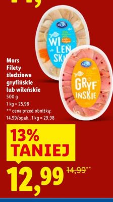 Filety śledziowe wileńskie promocja w Lidl