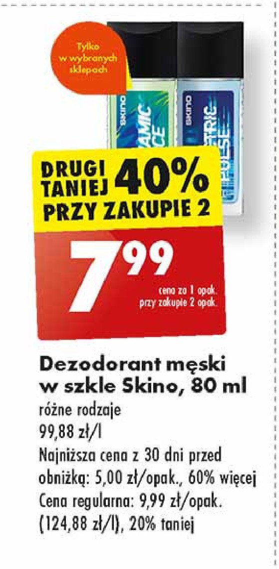 Dezodorant dynamic force Skino promocja