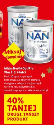 Mleko Nestlé OptiPro Plus 2, 3, 4 lub 5 promocja w Lidl