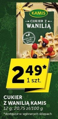 Cukier z wanilią Kamis promocja w ABC