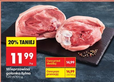 Wieprzowina golonka tylna promocja w Biedronka