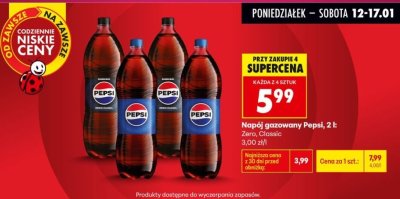 Napój gazowany 2 l Classic promocja w Biedronka