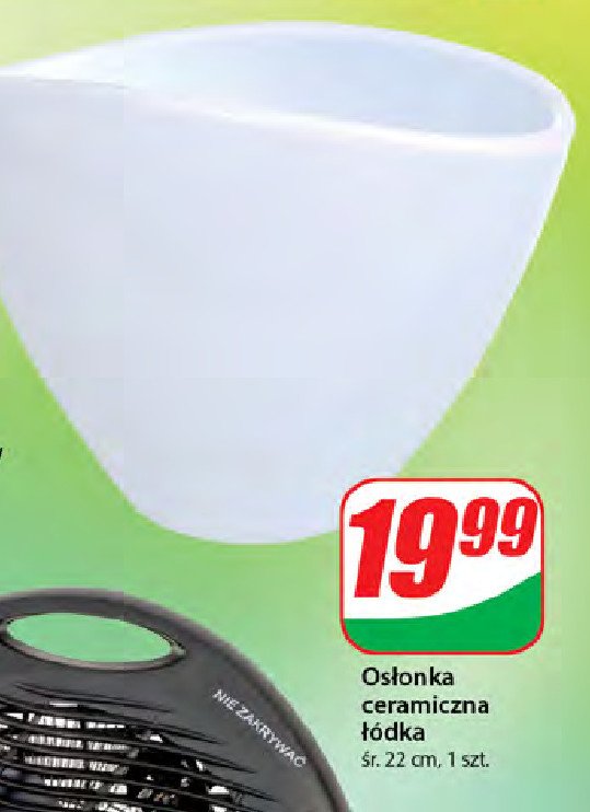 Osłonka ceramiczna łódka 22 cm promocja