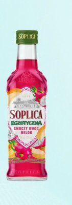 Likier Soplica Egzotyczna: kaktus-arbuz, smoczy owoc-melon, mango-kokos promocja w Biedronka