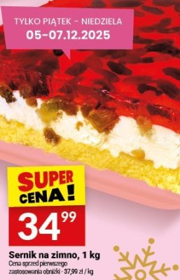 Sernik na zimno 1 kg promocja w Twój Market